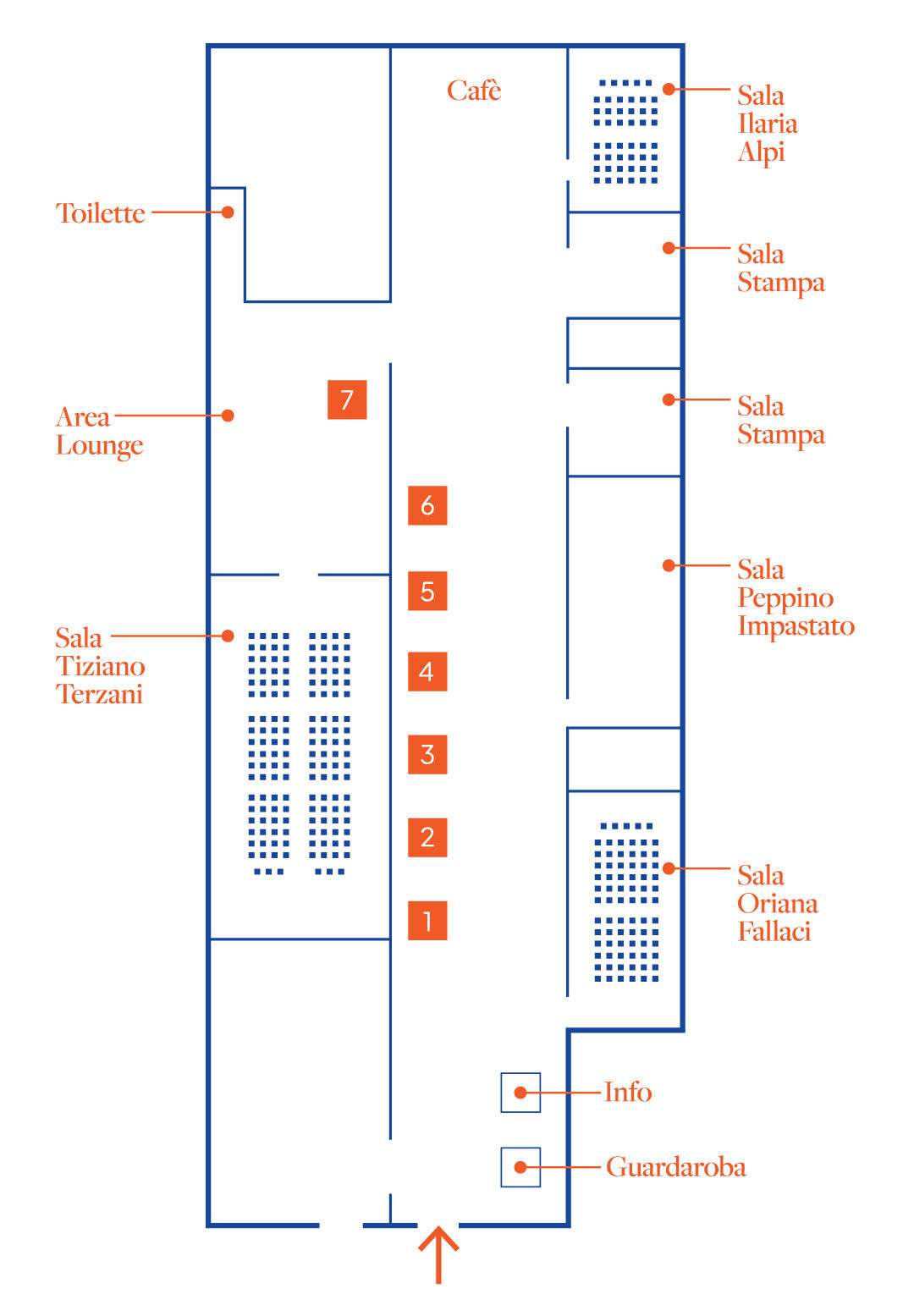 Map of the Stazione Leopolda